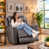 Dark Grey Fabric Chair est en rupture de stock