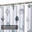 Rideau de douche avec 12 crochets-1181971772