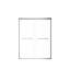 Porte de douche coulissante double en aluminium brossé 56-60 "X 72" en nickel brossé-126410682
