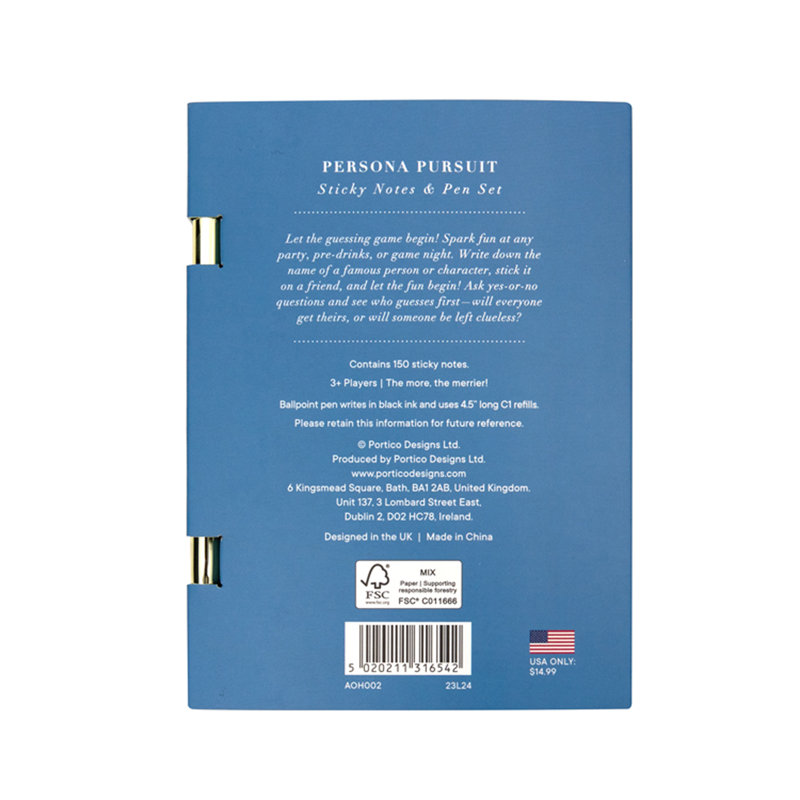 Portico Designs Art of Hosting Persona Pursuits Party Game	