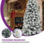 Arbre de Noël enneigé-807302038