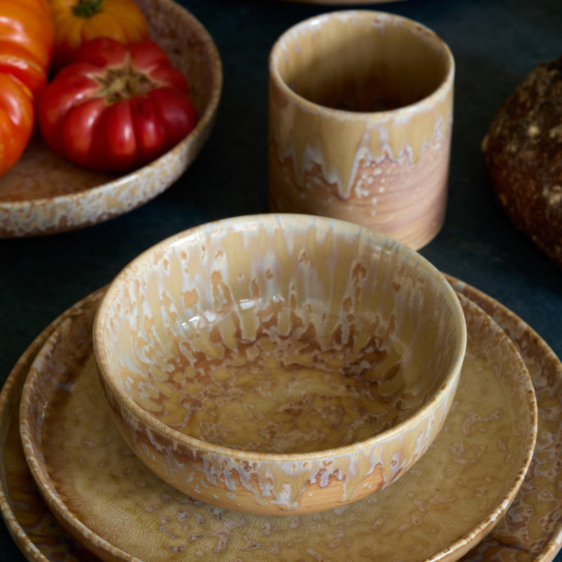 Hanami Stoneware Cereal Bowl, Beige
