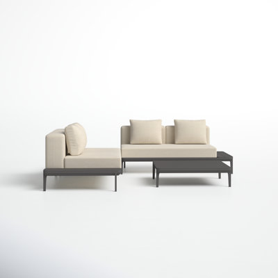 Filmore 4 Piece Sectional Seating Group by AllModern