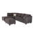 Upholstered L-Shaped Sectional Reversible-571729559