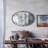 Mirror With Industrial Design Round Mirror With Metal Frame