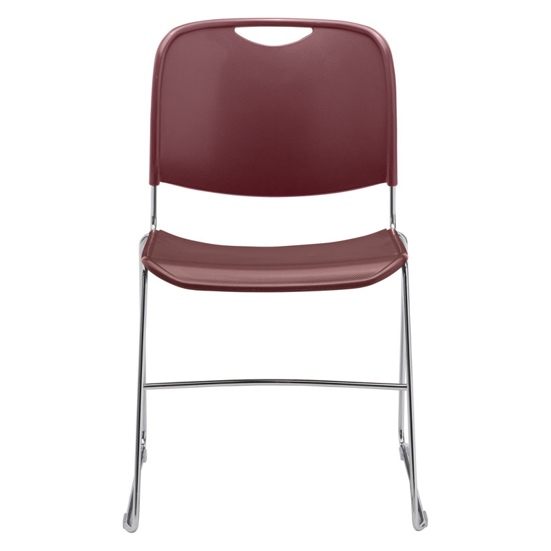 Chaise empilable en plastique NPS 8500 Series, Bourgogne