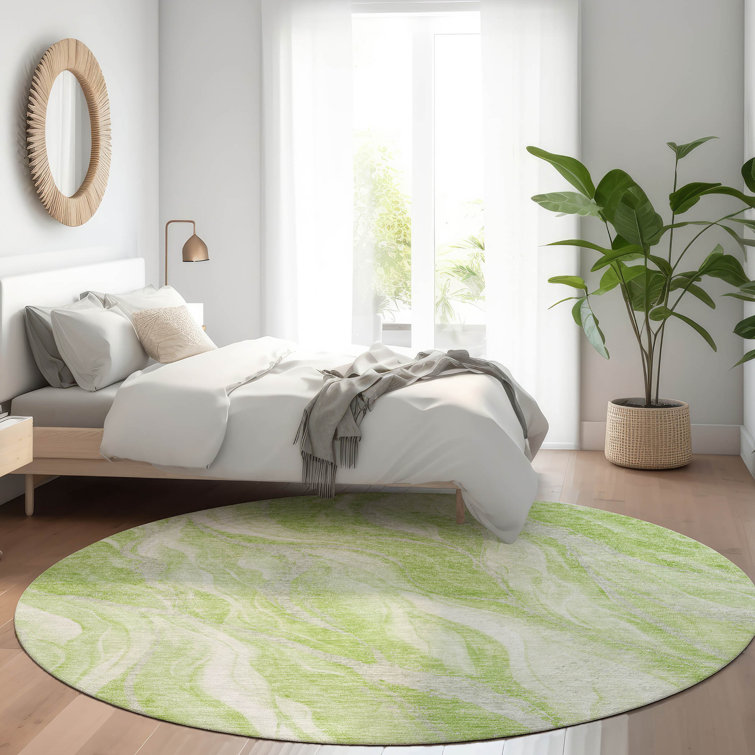 Karsyn Washable Abstract Indoor / Outdoor Rug