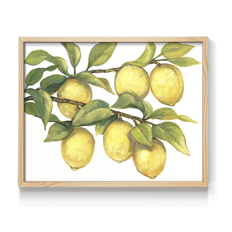 Ripe for Picking II -Framed Print - Restickable, 22" H x 28" W, Natural