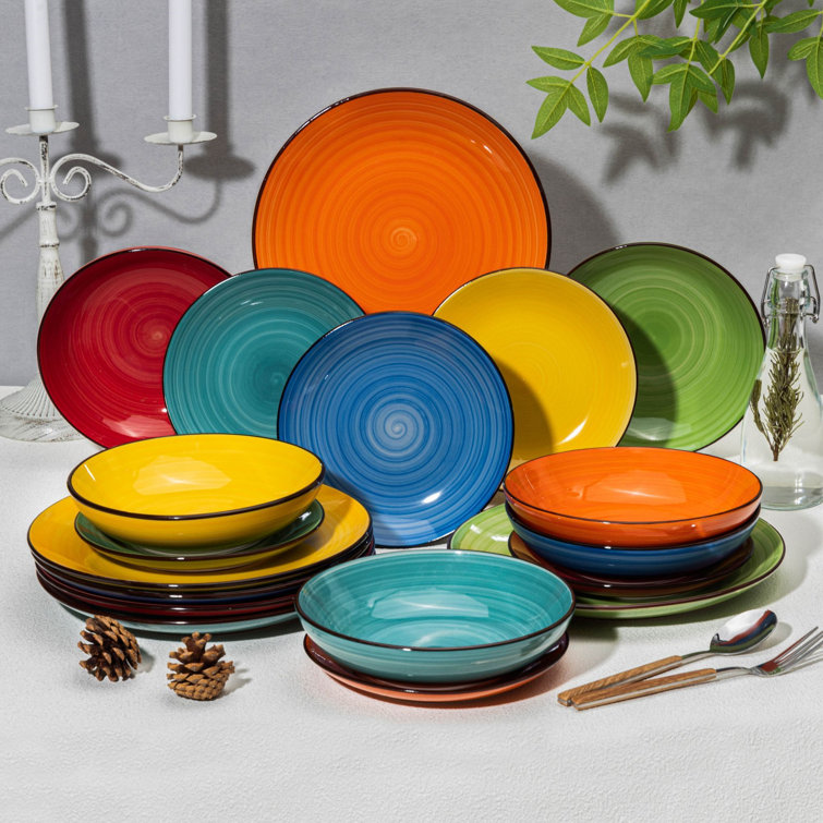 Artmica Handmade Stoneware Dinnerware Set - Service for 6 & Reviews