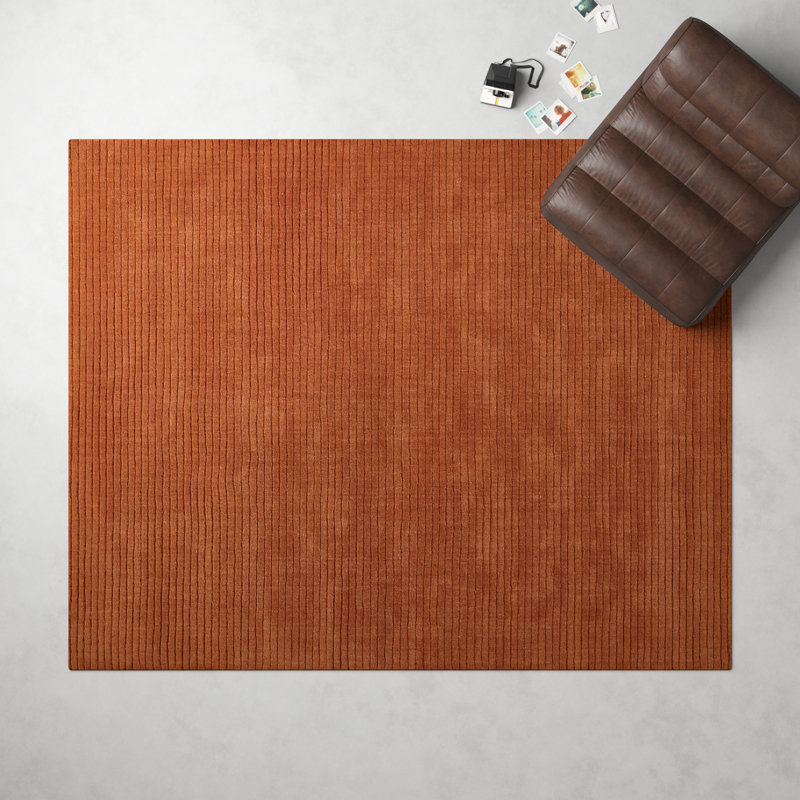 Guiness Hand Loomed Wool Area Rug, Rectangle 9' x 12'