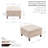 Amariauna Storage Ottoman with Wooden Legs-1125980457