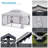 Patio Gazebo, Outdoor Gazebo Canopy Shelter With Netting And Curtains, Aluminum Frame For Garden, Lawn, Backyard And Deck-111463437-111463439