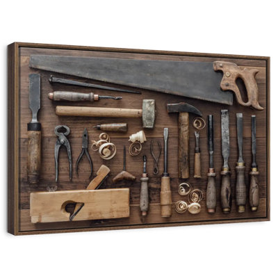 Vieux outils de menuiserie