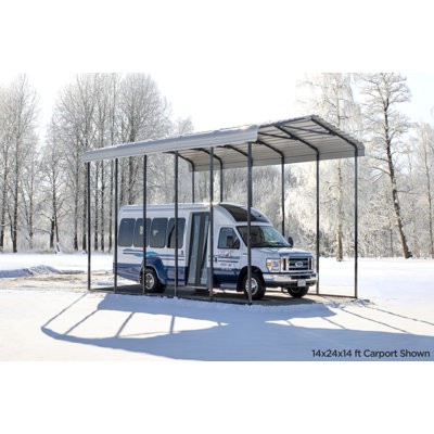 Galvanized Steel Rv Carport, 14X47X14