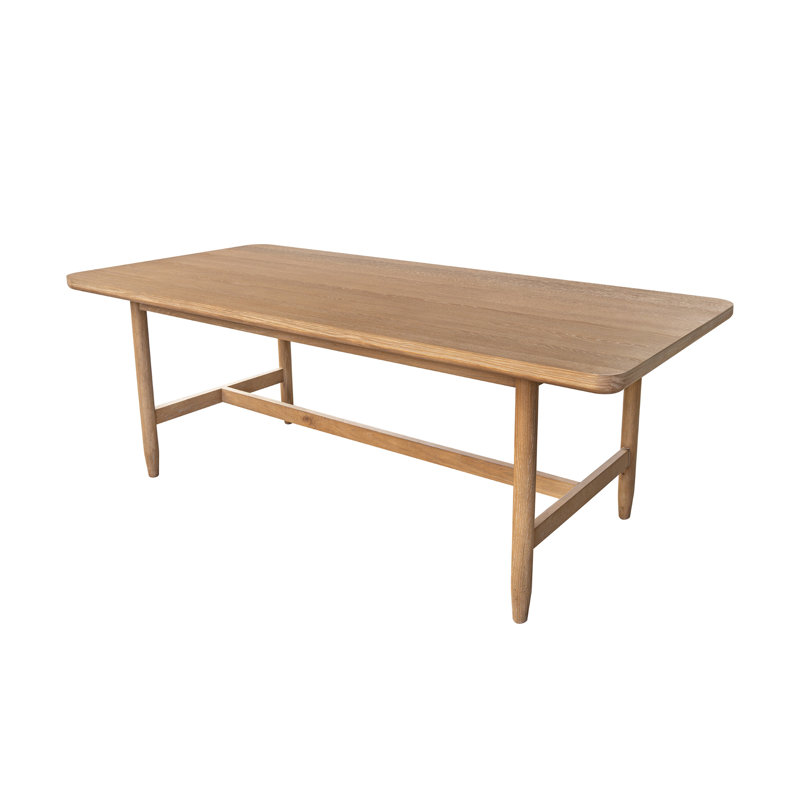 Lylie 84" Oak Dining Table, Sand