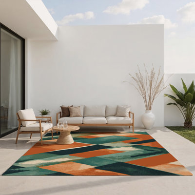 Tapis intérieur et extérieur Sandstone Serpents