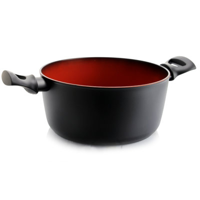 Gibson Cuisine 4.75 Quarts Non-Stick Ceramic Round Dutch Oven