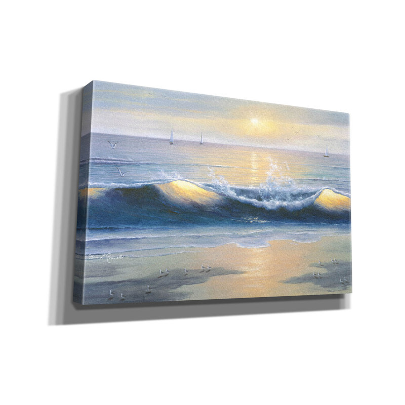 «Blue Waves» par Diane Romanello, H 40 po x l 60 po