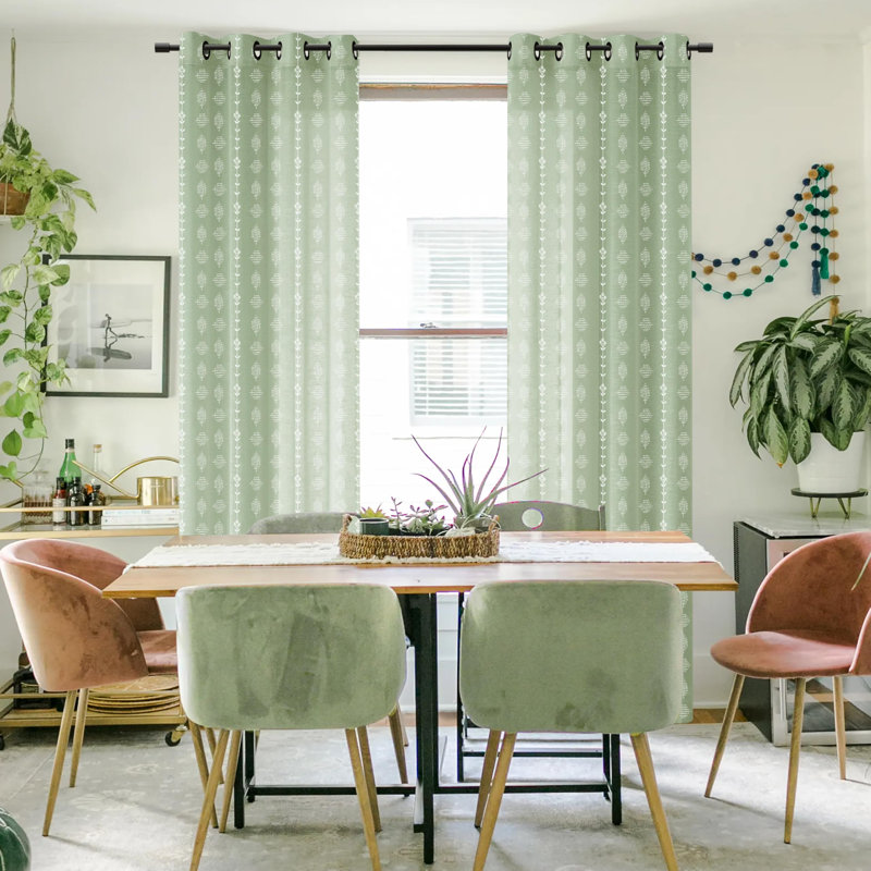 Ensemble de rideaux Sage Green Cottage