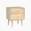 35cm W Solid Wood Bedside Table