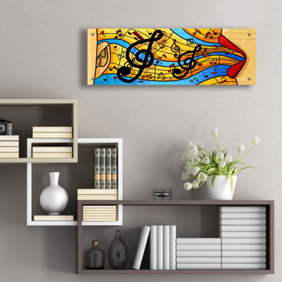 «Jazzy Ways» par Epic Portfolio, art mural en verre acrylique