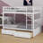 Bunk Bed With Drawers, Convertible Beds-1599344523