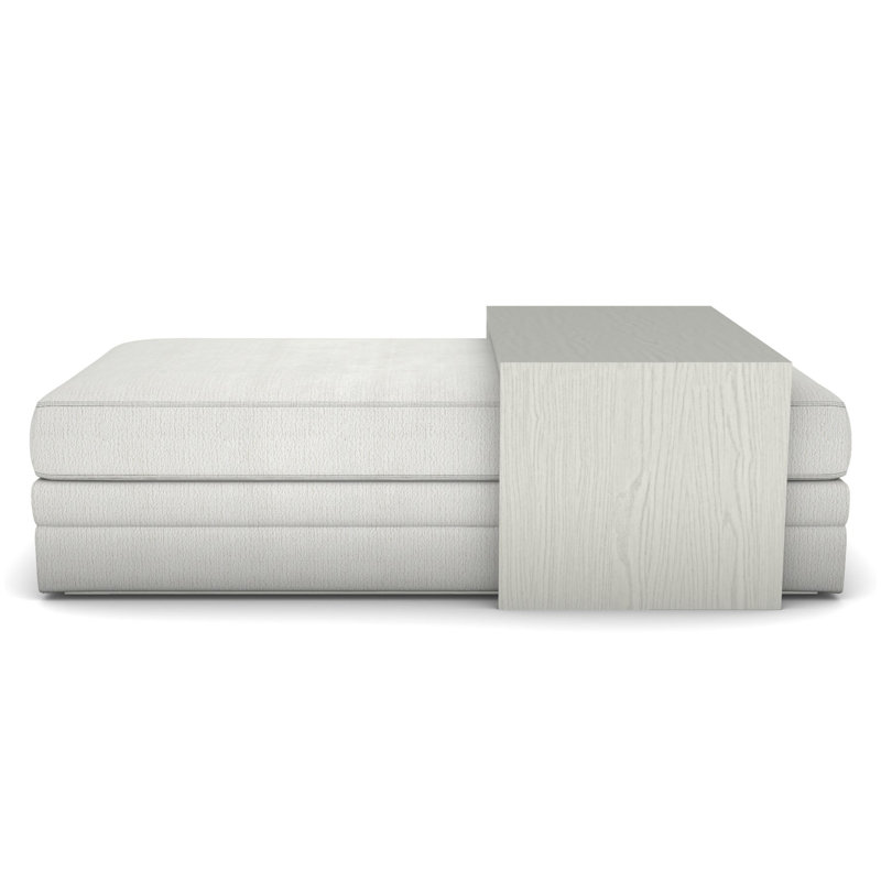 Tour de lit Boyden avec table large, Kennelly neige, Casablanca