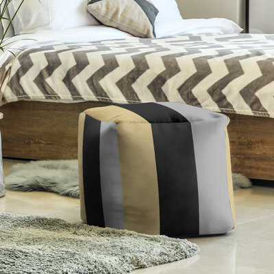 Upholstered Polyester Blend Cube
