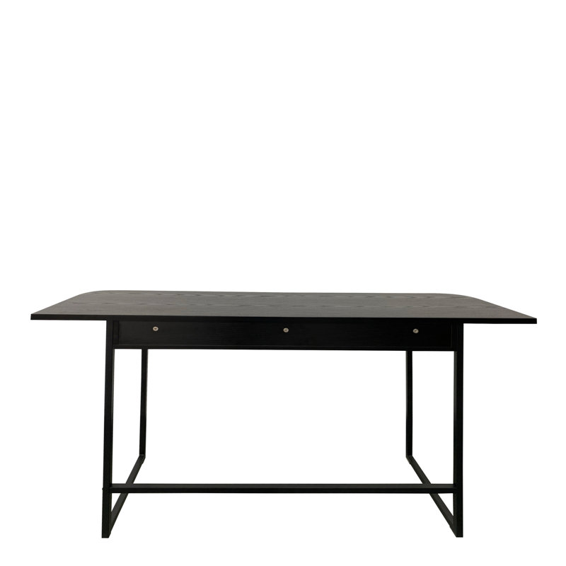 140cm Console Table, Black, Black