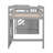 Loft Bed With Storage Staircase And Window-2002268128
