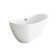 67 Inch Bathtub in Glossy White with Trim