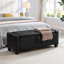 Banc rembourré capitonné avec rangement-129546599