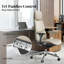 Fauteuil de direction haut de gamme en cuir véritable à dossier haut, revêtement en relief, fauteuil de bureau à domicile inclinable, hauteur et profondeur de siège réglables-1237600573