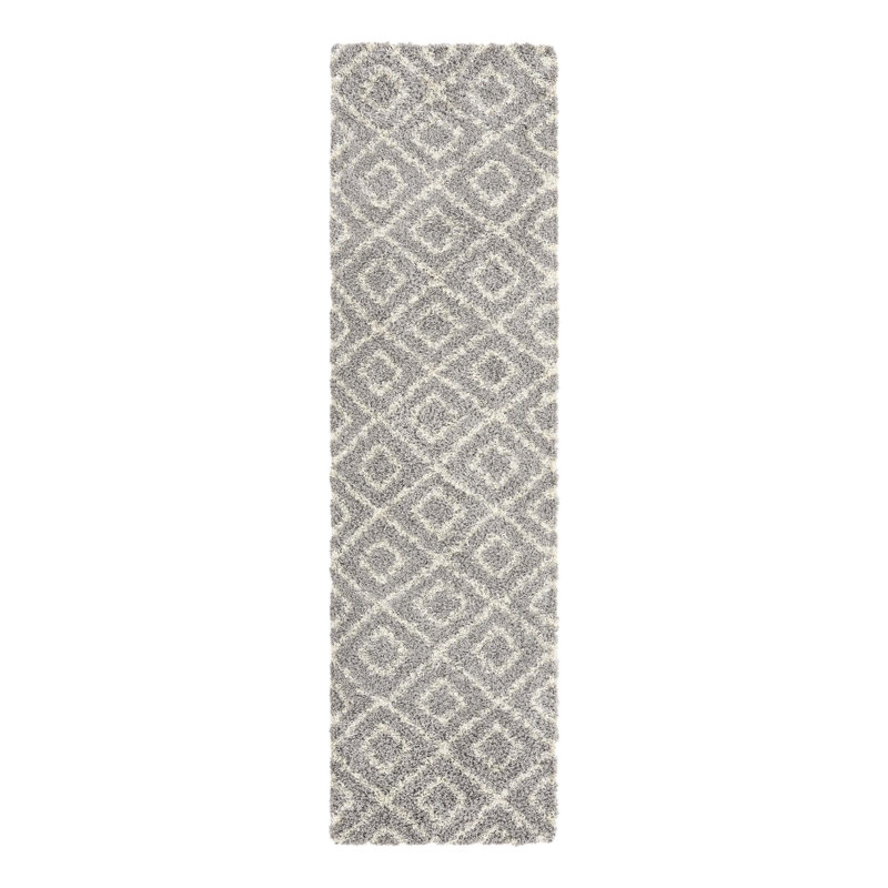 Azbill Geometric Indoor Rug, Runner 2'7" x 10'