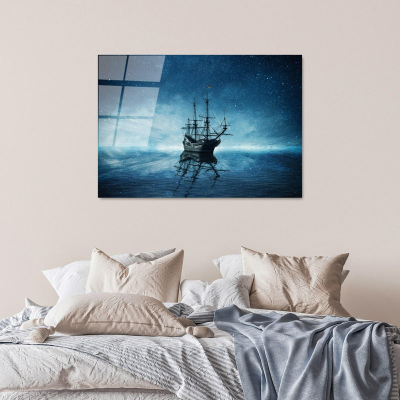 Boze Wall Decor on Tempered Glass