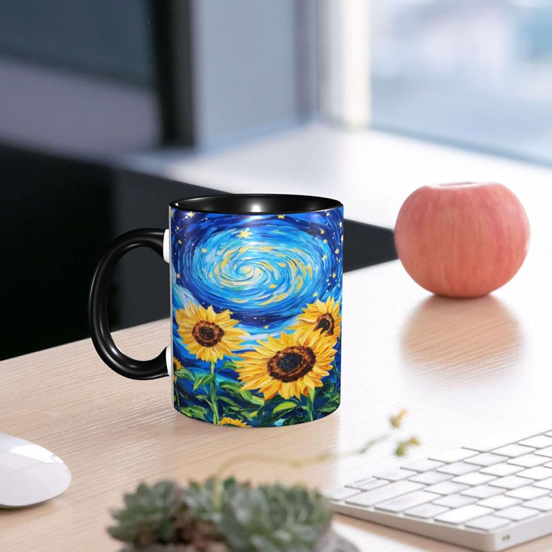 Sunflower Coffee Mug 11 OZ Ceramics Tea Cup