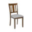 Table de salle à manger rectangulaire en noyer, 6 avec 4 chaises et un banc, pour 6 personnes, contemporaine et pour la maison, cuisine, salon 6, bar maison, décoration