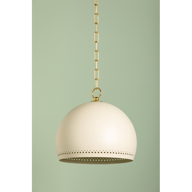 Luminaire suspendu 1 lumière Etna, H 11,75 po x l 13,50 po x P 13,50 po