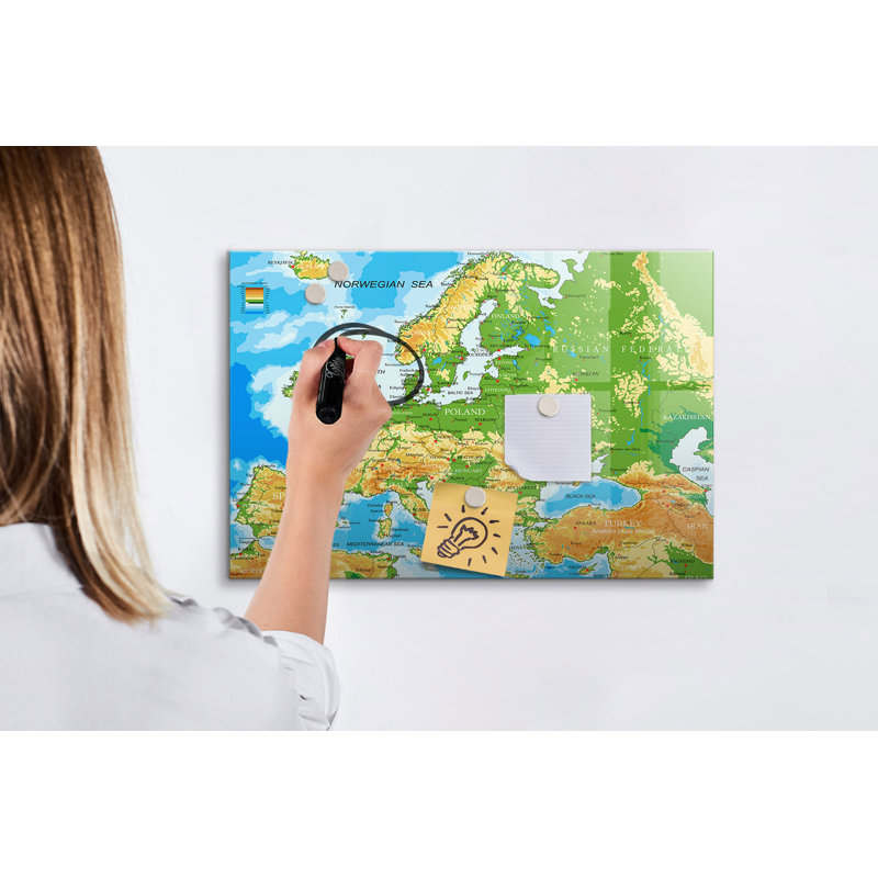 Magnetic Glass Dry Erase Board