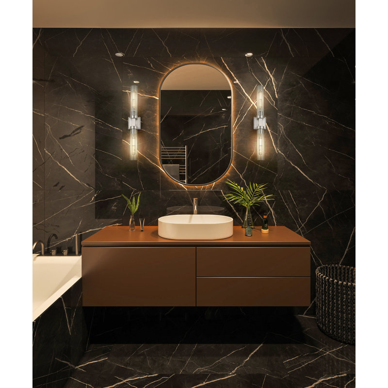 Mortola 2 Light Wall Sconce, Brushed Nickel