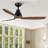 52 inch indoor ceiling fan with LED light-2124190945