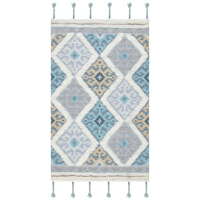 Joppatowne Wool Blue Area Rug