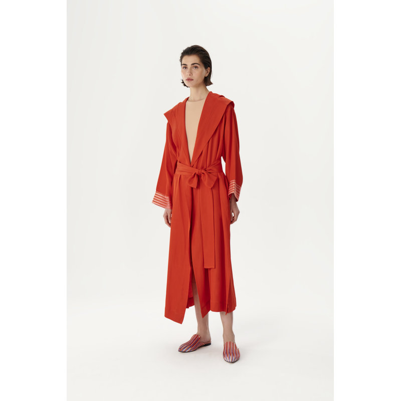 Hoody Kimono Orange