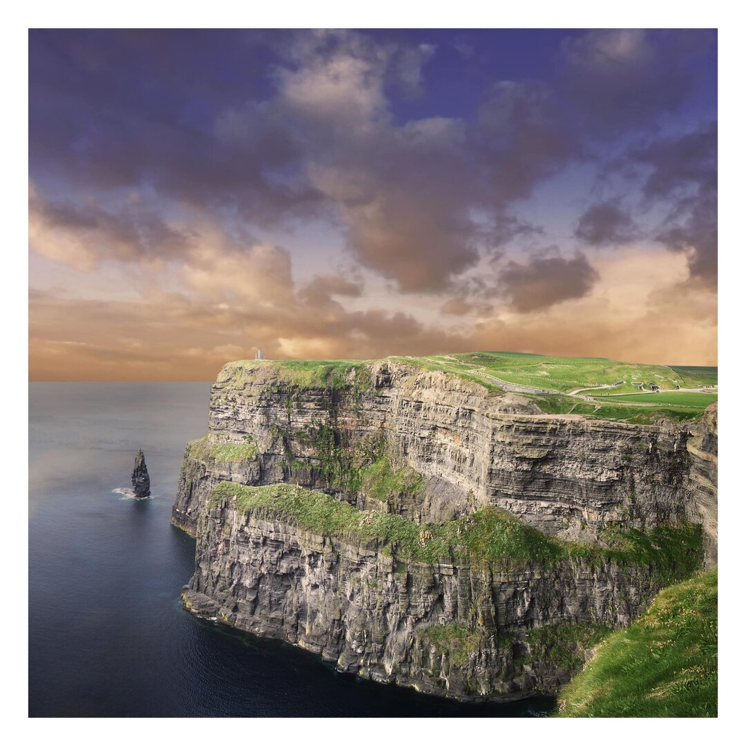 Strukturierte Fototapete Cliffs of Moher 1,92 m x 192 cm