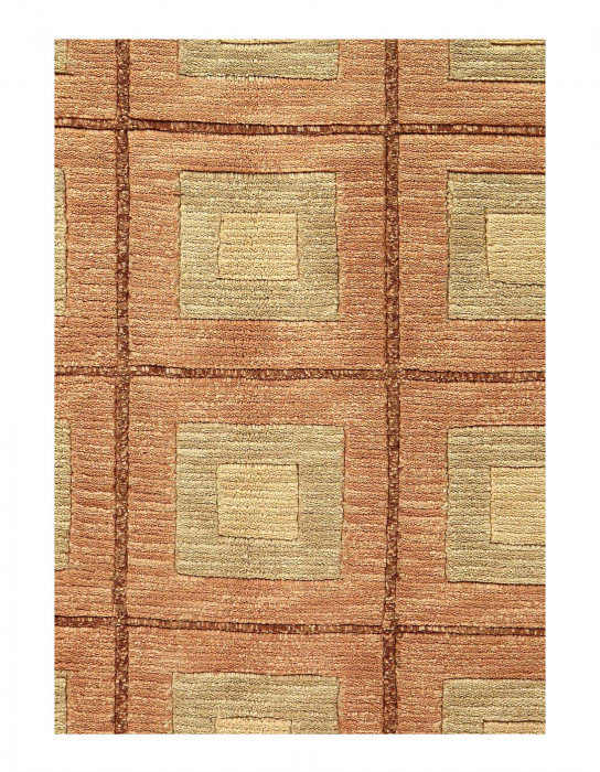 Hertzfeld One-of-a-Kind Rectangle 4'1'' X 5'11'' Hand Knotted Area Rug