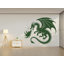 Adhésif décoratif dragon cracheur de feu - créature Mythique amovible pour chambre à coucher, salle de jeux et espace de vie 871RS