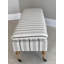 Banc rembourré en mélange de lin Coumas