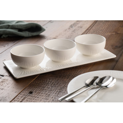 17 Stories Rukayya Ceramic Condiment Server