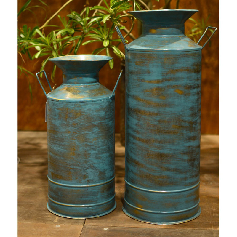 763-Jarr-all Tin Decorative Urns & Jars, 60cm H x 23cm W x 23cm D