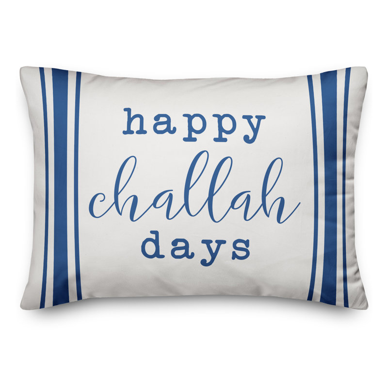  Happy Challah Days Lumbar Pillow Cover